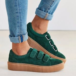 Urban Outfitters Hollie Velcro Strap Creeper